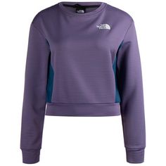 The North Face Mountain Crew Fleece Sweatshirt Damen violett / blau