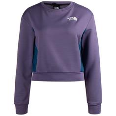 The North Face Mountain Crew Fleece Sweatshirt Damen violett / blau