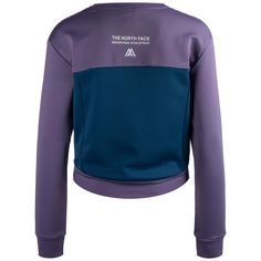 Rückansicht von The North Face Mountain Crew Fleece Sweatshirt Damen violett / blau
