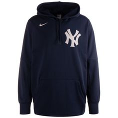 Nike New York Yankees Therma Fleece Hoodie Herren dunkelblau