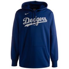 Nike Los Angeles Dodgers Therma Fleece Hoodie Herren blau / weiß