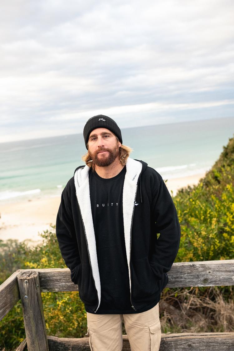 RUSTY RUSTY IN LINE SHERPA ZIP THRU POLAR FLEECE Fleecejacke Herren - Black - 6 | SportScheck