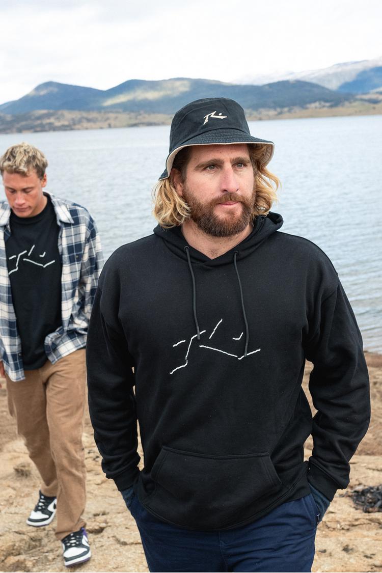 RUSTY RUSTY SHADOW R RELAXED SUPER FLEECE HOODIE Hoodie Herren - Black - 6 | SportScheck