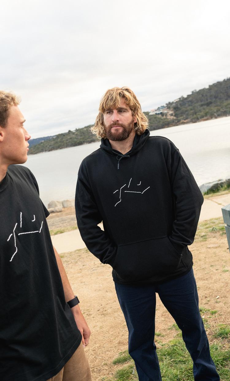 RUSTY RUSTY SHADOW R RELAXED SUPER FLEECE HOODIE Hoodie Herren - Black - 7 | SportScheck