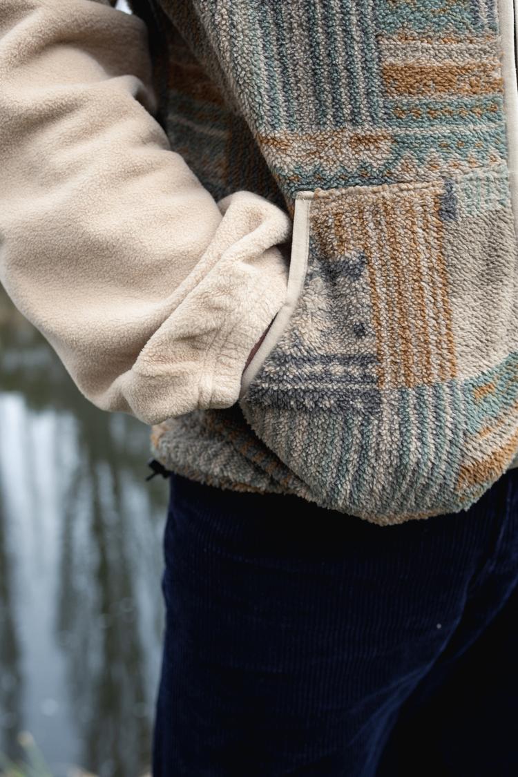 RUSTY RUSTY SHAG PANELED FULL ZIP FLEECE Fleecejacke Herren - Light Fennel - 7 | SportScheck