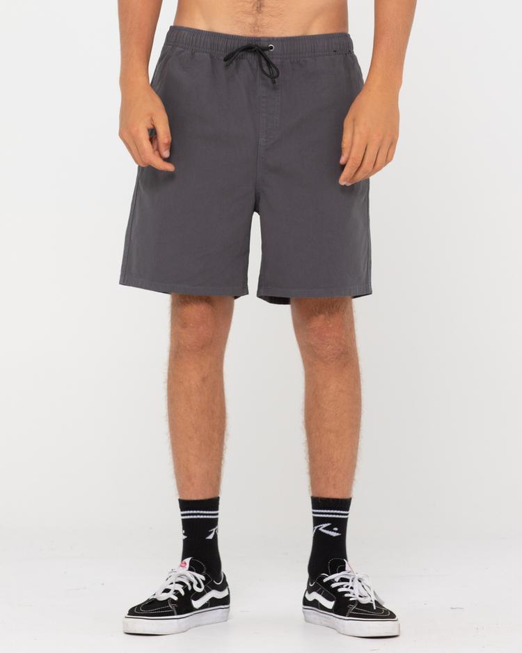 RUSTY RUSTY MANILA FOLDER 19 ELASTIC SHORT Shorts Herren - Pavement - 0 | SportScheck