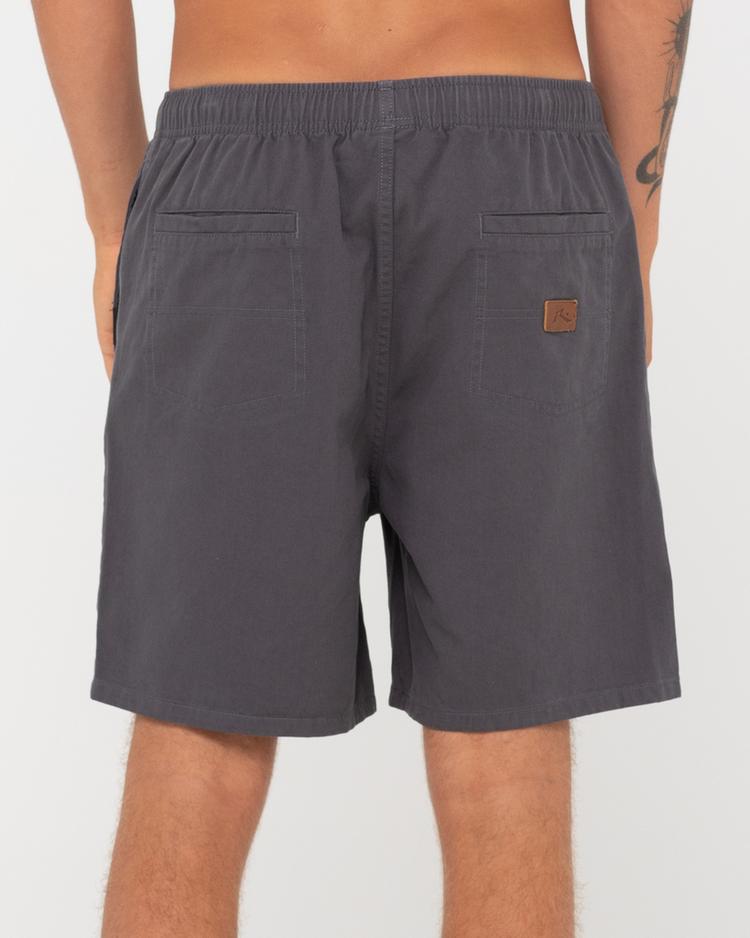 RUSTY RUSTY MANILA FOLDER 19 ELASTIC SHORT Shorts Herren - Pavement - 3 | SportScheck