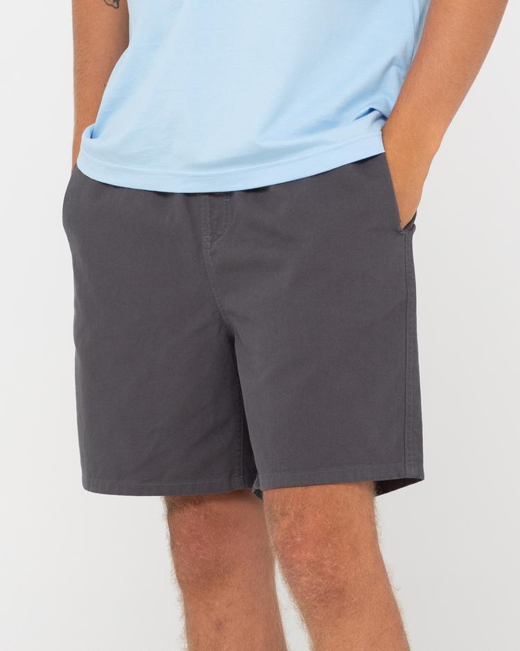 RUSTY RUSTY MANILA FOLDER 19 ELASTIC SHORT Shorts Herren - Pavement - 4 | SportScheck