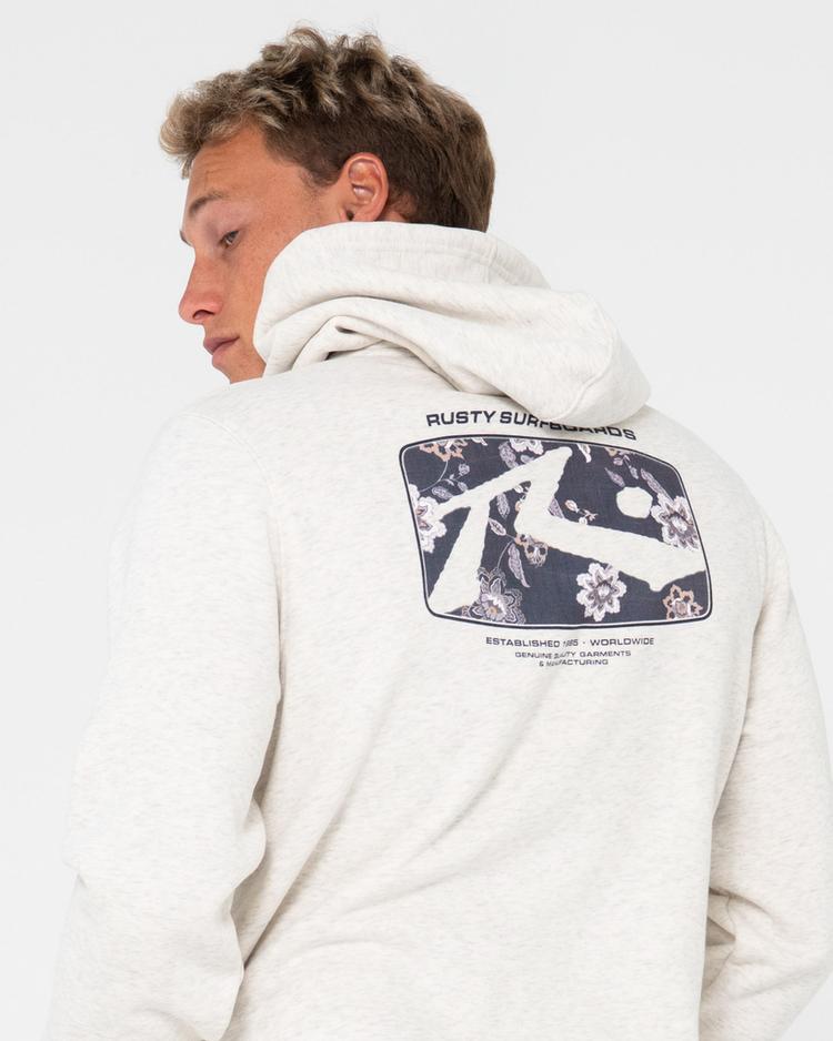 RUSTY RUSTY ADVOCATE SUPER FLEECE HOODIE Hoodie Herren - Ecru Marle - 4 | SportScheck