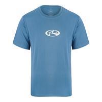 RUSTY SHUTDOWN SHORT SLEEVE TEE T-Shirt Herren - Nineties Blue