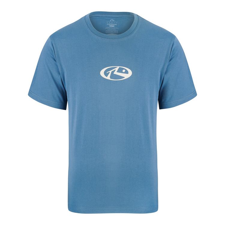 RUSTY RUSTY SHUTDOWN SHORT SLEEVE TEE T-Shirt Herren - Nineties Blue - 7 | SportScheck