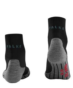 Rückansicht von Falke Kurzsocken Laufsocken Herren black-mix (3010)