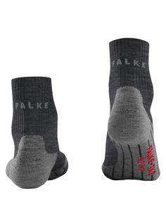 Rückansicht von Falke Kurzsocken Laufsocken Herren asphalt mel. (3180)