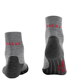 Rückansicht von Falke Laufsocken Herren light grey (3403)