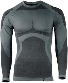 Black Snake Seamless Hemd Python Funktionsshirt Herren Grau