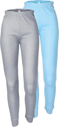 Black Snake 2 Pack Thermo Hose Cozy Thermounterhose Damen Grau Hellblau