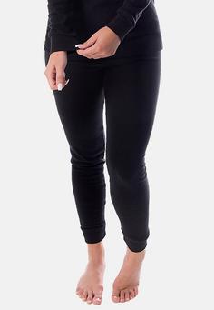 Rückansicht von Black Snake 3 Pack Thermo Hosen Cozy Thermounterhose Damen Schwarz, Creme
