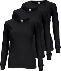 Black Snake 3 Pack Thermo Hemd Cozy Funktionsshirt Damen Schwarz