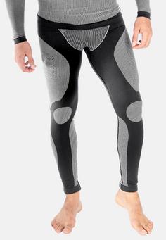Rückansicht von Black Snake Seamless Hose Python Thermounterhose Herren Schwarz