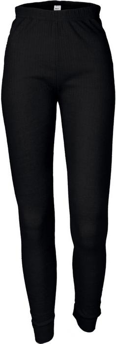 Black Snake Thermo Hose Cozy Thermounterhose Damen Schwarz, Creme