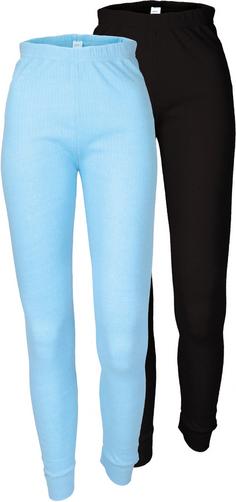 Black Snake 2 Pack Thermo Hose Cozy Thermounterhose Damen Hellblau Schwarz