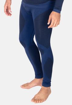 Rückansicht von Black Snake Seamless Hose Python Thermounterhose Herren Navy