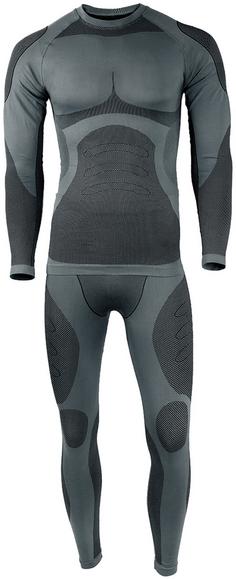 Black Snake Seamless Set Python Wäscheset Herren Grau