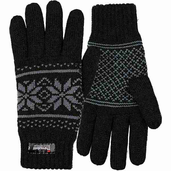 Muster von Schwarz SportScheck Shop Strickhandschuhe im Tarjane Thinsulate Online kaufen Fingerhandschuhe