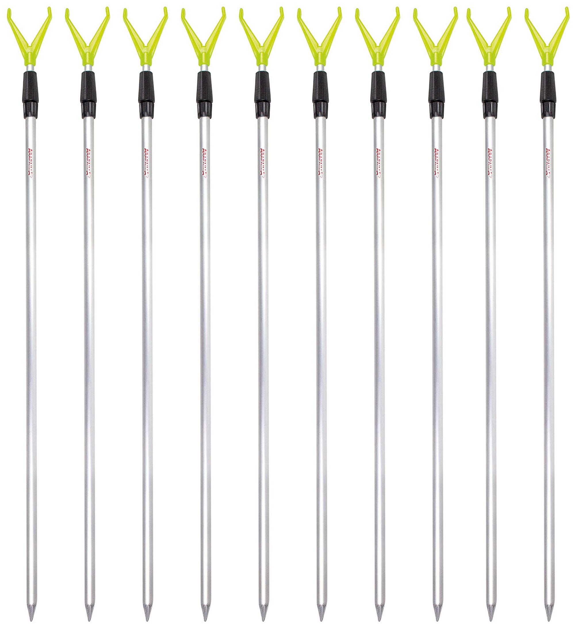Arapaima Fishing Equipment 10 Stück Angelrutenhalter Rodhold Zubehör Gelb