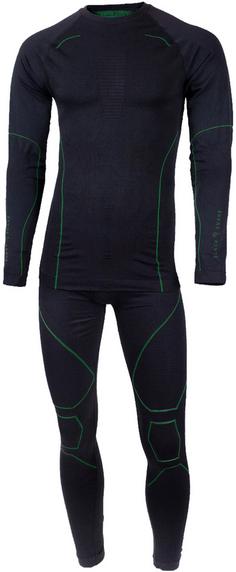 Black Snake Seamless Set Python Wäscheset Herren BlackGreen