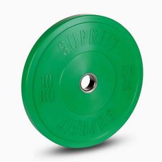SUPRFIT Bumper Plates Colored Hantelscheiben Grün 10kg