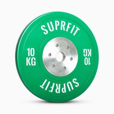 SUPRFIT Bumper Plates Pro Competition Hantelscheiben Grün 10kg