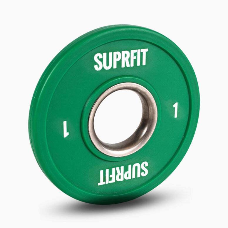 SUPRFIT Bumper Plates Mini Hantelscheiben Grün
