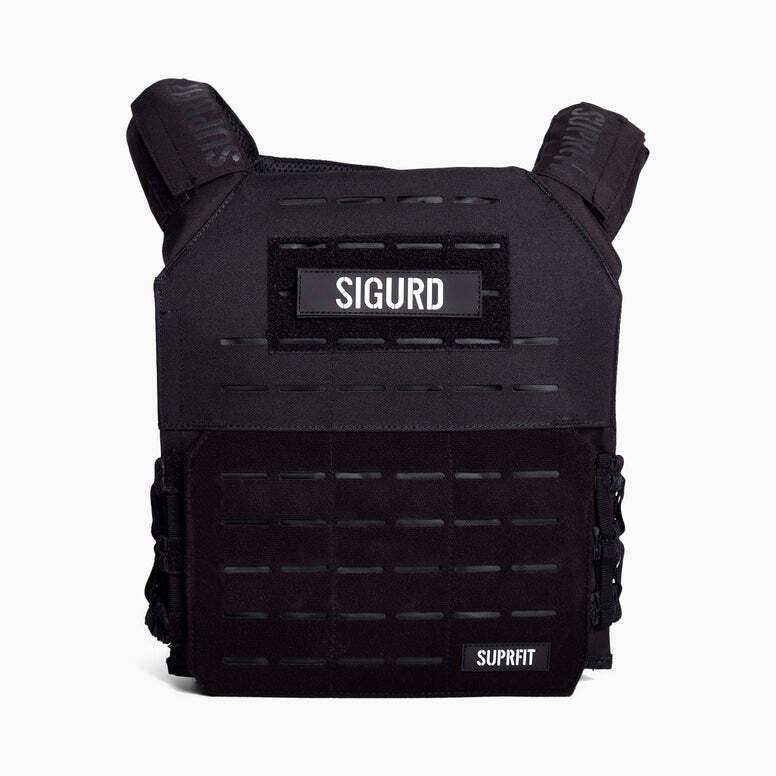 SUPRFIT Gewichtsweste Sigurd 3D Fitnessgerät Schwarz 13.75LBS