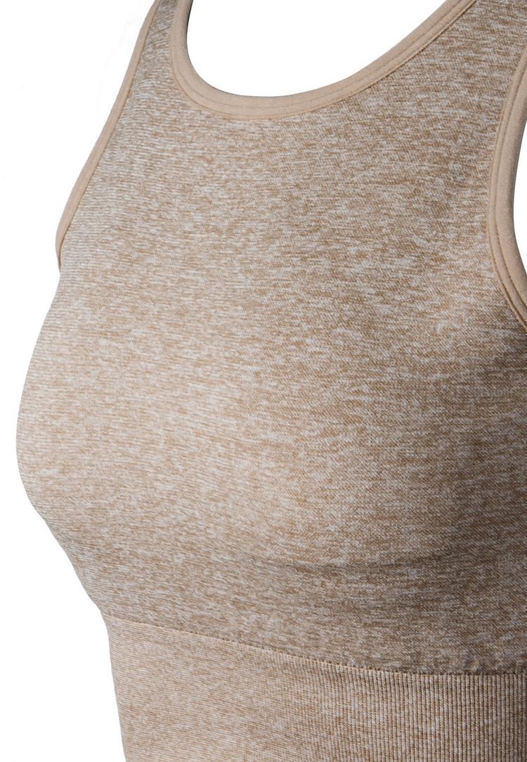 Athlecia Athlecia Flowee BH Damen - 5089 Warm Taupe - 2 | SportScheck