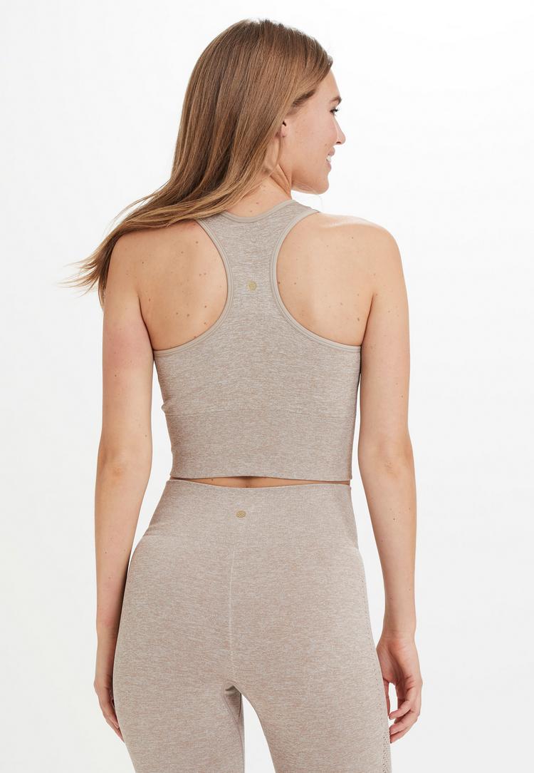 Athlecia Athlecia Flowee BH Damen - 5089 Warm Taupe - 5 | SportScheck