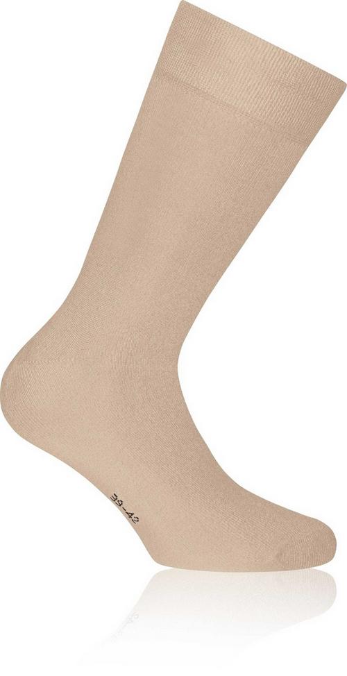 Rückansicht von Rohner Socken Freizeitsocken Beige