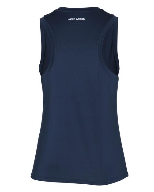 Rückansicht von Jeff Green Bella Funktionstank Damen Navy