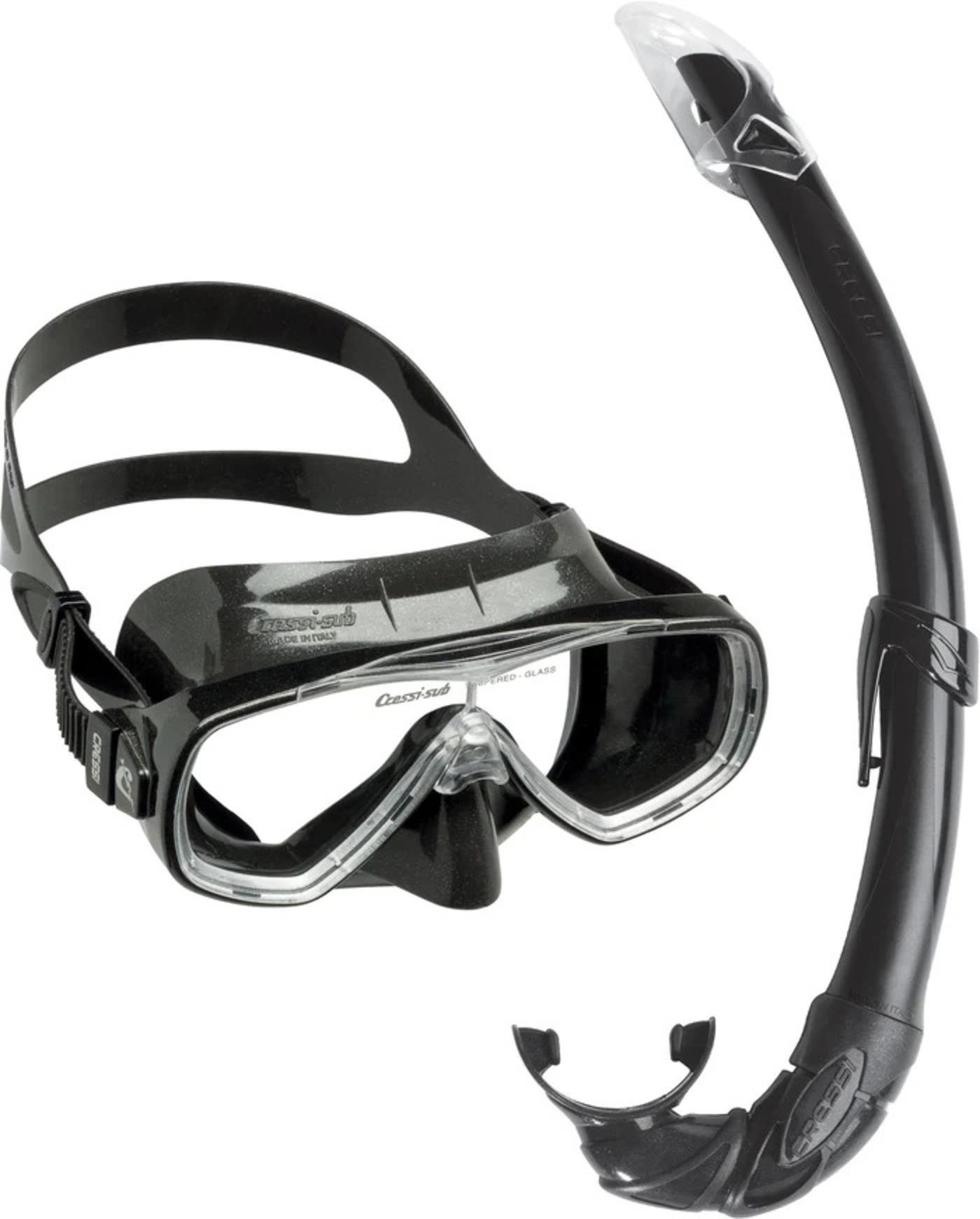 Cressi Onda + Mexico Snorkeling Combo Badekappe black