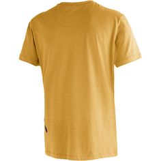 Rückansicht von Maier Sports Logo T-Shirt Herren Gold