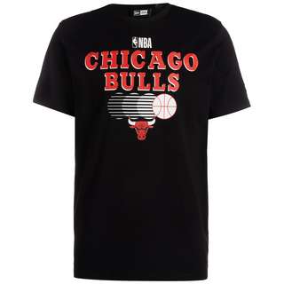 New Era NBA Chicago Bulls Graphic T-Shirt Herren schwarz / rot