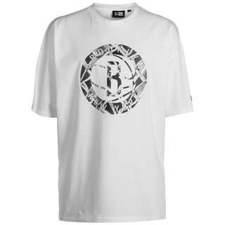 New Era NBA Brooklyn Nets Infill Logo T-Shirt Herren weiß / grau