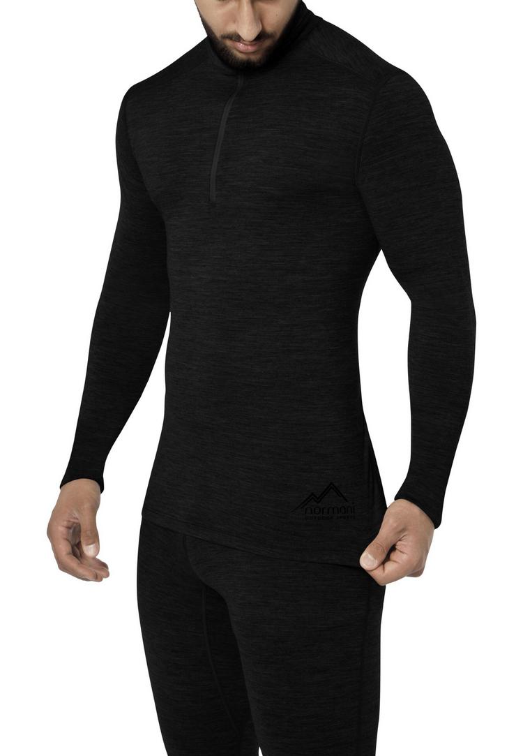 normani Outdoor Sports normani Outdoor Sports Canberra Funktionsshirt Herren - Schwarz - 1 | SportScheck