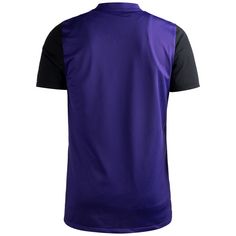 Rückansicht von Nike Trophy V Fußballtrikot Herren violett / schwarz