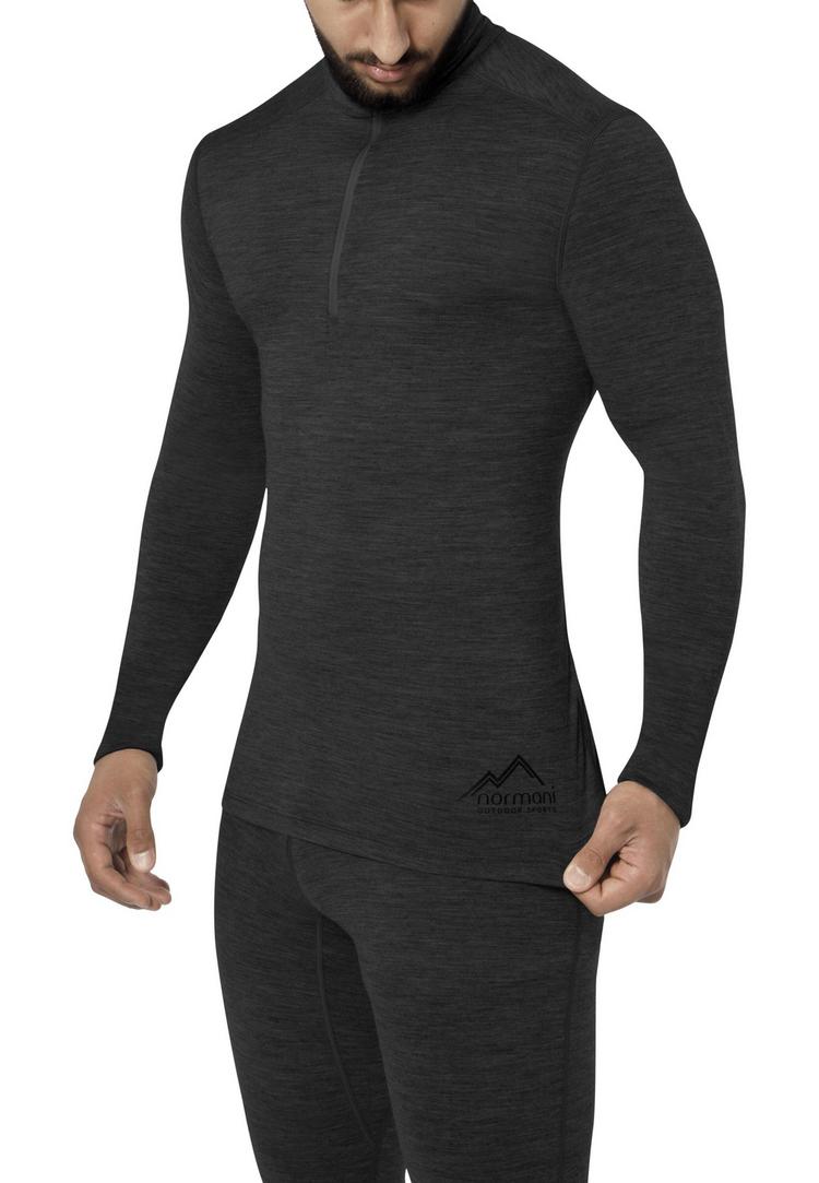 normani Outdoor Sports normani Outdoor Sports Canberra Funktionsshirt Herren - Anthrazit - 1 | SportScheck