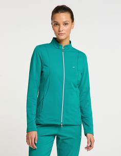 Rückansicht von JOY sportswear DORIT Trainingsjacke Damen tropical green