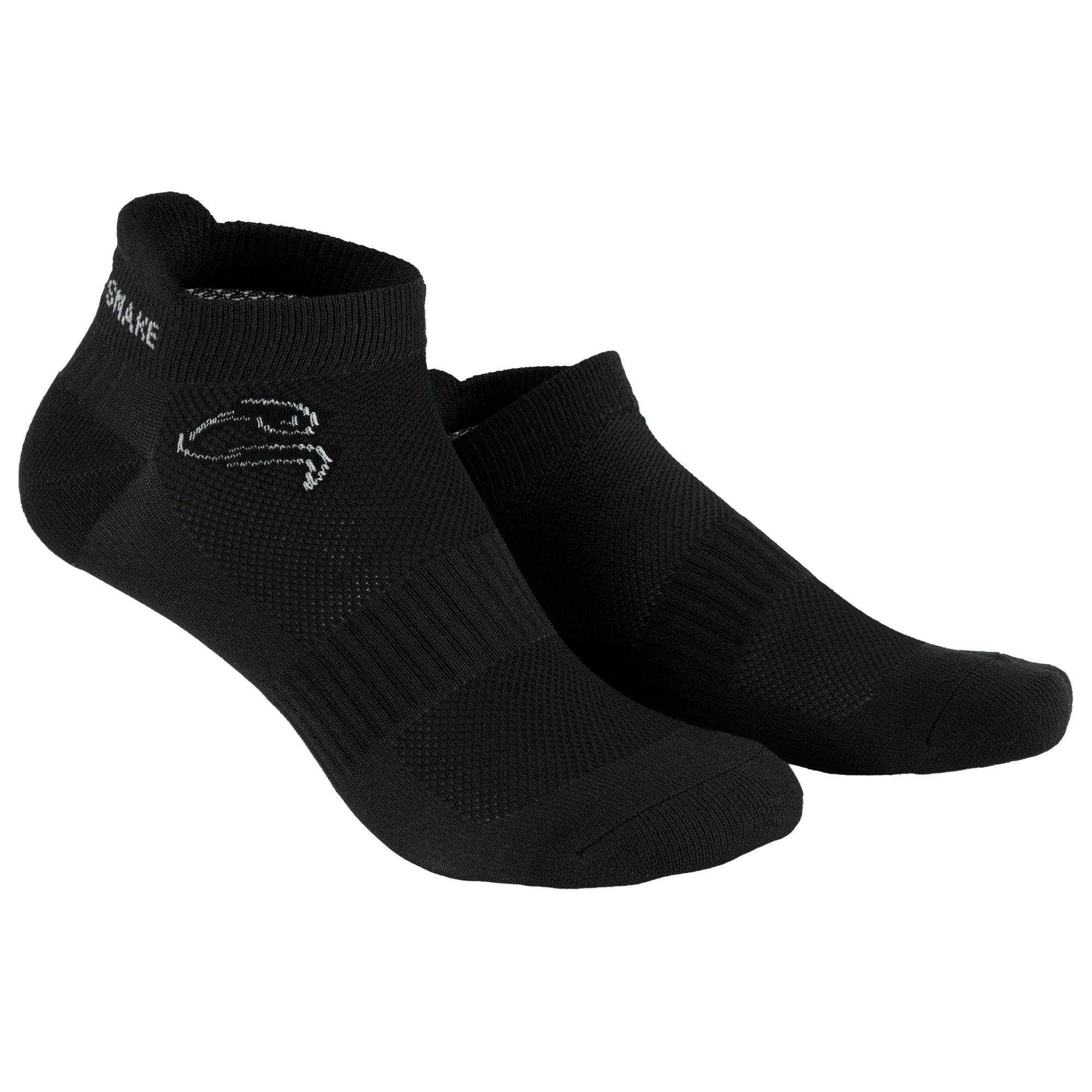 Black Snake 2 Paar Sneaker Sportsocken Perfect Trail Sportsocken Schwarz