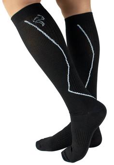 Rückansicht von Black Snake Laufsocken Compression Fit Laufsocken Schwarz