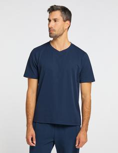 Rückansicht von JOY sportswear MANUEL T-Shirt Herren marine