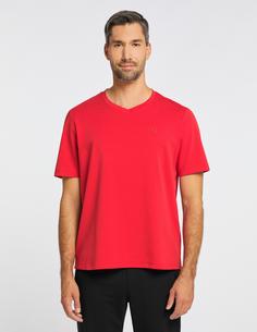 Rückansicht von JOY sportswear MANUEL T-Shirt Herren fiery red